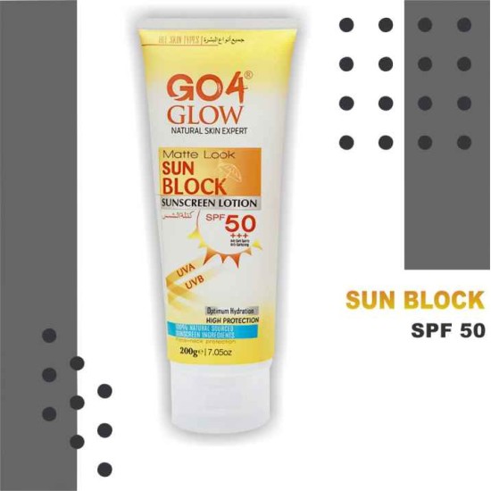 Go 4 Glow Sun Block Cream SPF 50