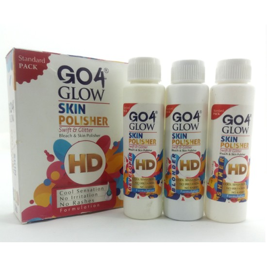 Go 4 Glow HD Skin Polisher Pack of 3 Bottles