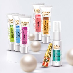 Golden Pearl Skin Whitening Facial Trail Kit 8 Pieces