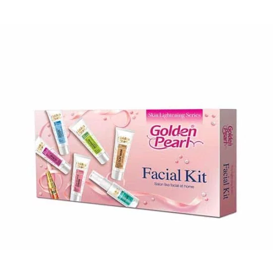 Golden Pearl Skin Whitening Facial Trail Kit 8 Pieces