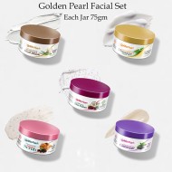 Golden Pearl Facial Skin Lightening Facial Pack Of 5 Jar