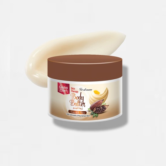 Golden Pearl Moisturizing Cream Skin Therapy Cocoa and Shea Body Butter 200ml