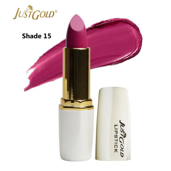 Just Gold Lipstick Semi Glow Lipstick Shade 15