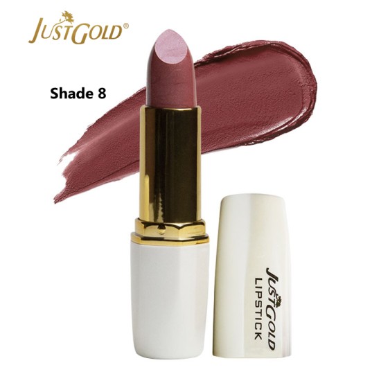 Just Gold Lipstick Semi Glow Lipstick Shade 08