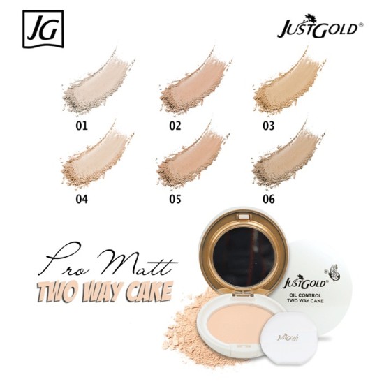 Just Gold Pro Matte Two Way Cake Face Powder Shade 04