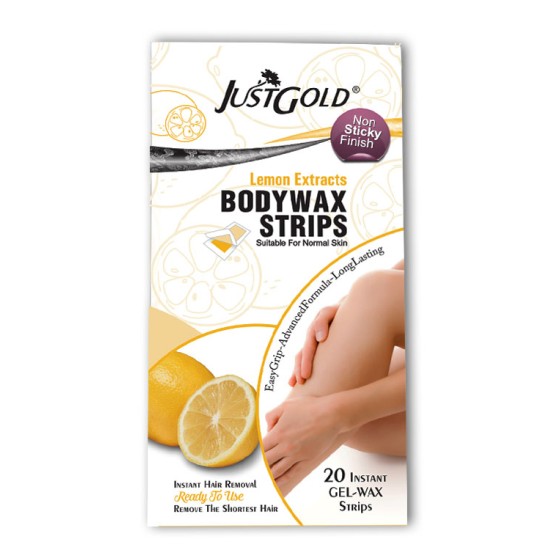 Just Gold Body Wax Strips Lemon Extracts