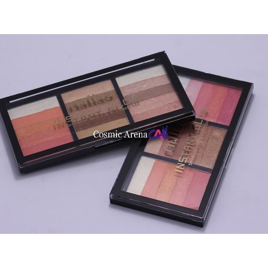 Maliao Highlighter Palette Instant Glow Shimmer Bricks Palette