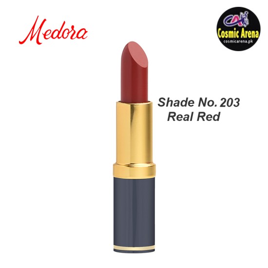 Medora Lipstick Matte Shade 203 Real Red Medora Lipstick Matte Shade 203 Real Red