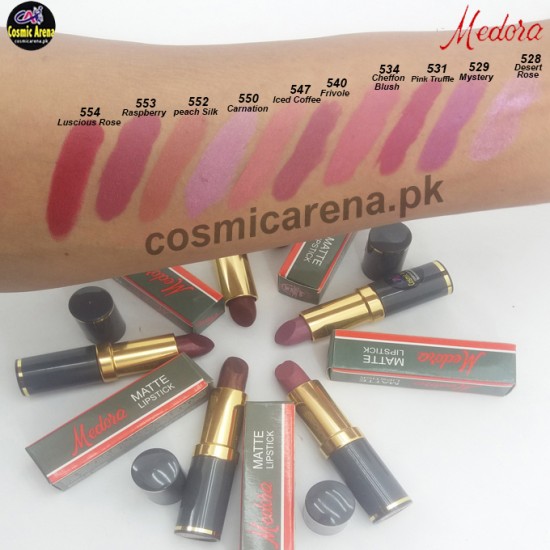 Medora Lipstick Matte Shade 554 Luscious Rose