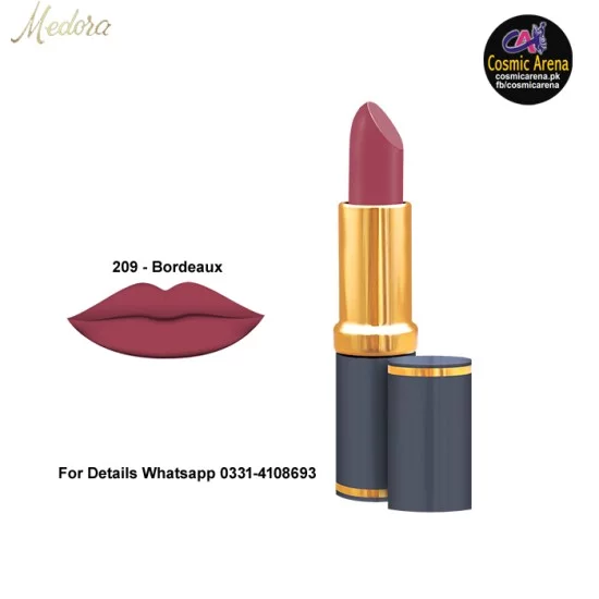 Medora Lipstick Matte Shade 209 Bordeaux Medora Lipstick Matte Shade 209 Bordeaux