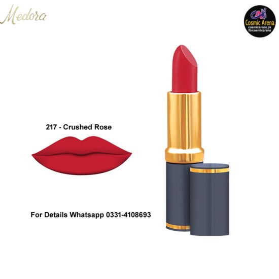 Medora Lipstick Matte Shade 217 Crushed Rose