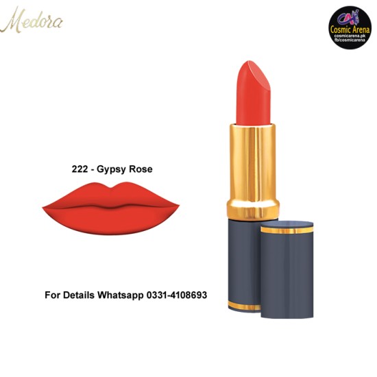 Medora Lipstick Matte Shade 222 Gypsy Rose