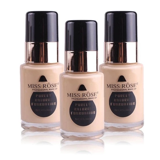 Miss Rose Purely Natural Foundation Shade Ivory 6 30ml