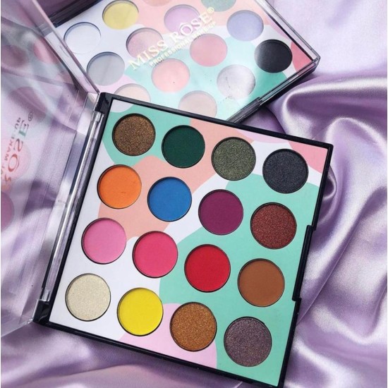 Miss Rose Eye Shadow Palette 16 Colors Eyeshadow Palette