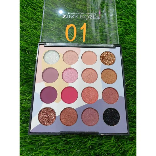 Miss Rose Eye Shadow Palette 16 Colors Eyeshadow Palette