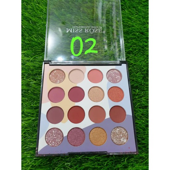 Miss Rose Eye Shadow Palette 16 Colors Eyeshadow Palette