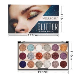 Miss Rose Glitter Palette 18 Multi Colors Glitter Palette Miss Rose Glitter Palette 18 Multi Colors Glitter Palette