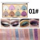 Miss Rose Glitter Palette 8 Color Glitter Eye Shadow Palette