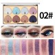 Miss Rose Glitter Palette 8 Color Glitter Eye Shadow Palette