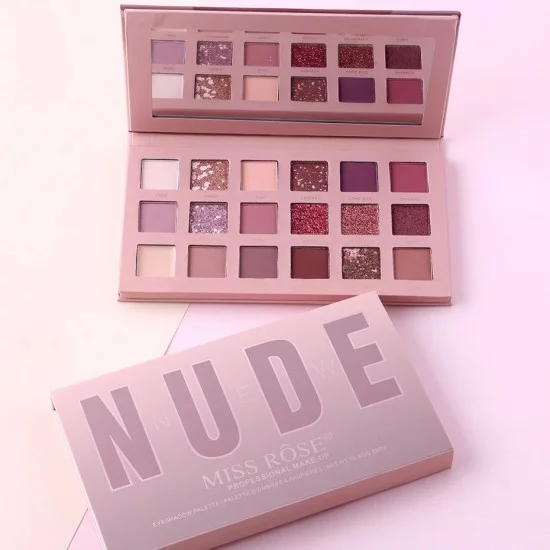 Miss Rose Nude Eye Shadow Palette 18 Colors Eye Shadow Miss Rose Nude Eye Shadow Palette 18 Colors Eye Shadow