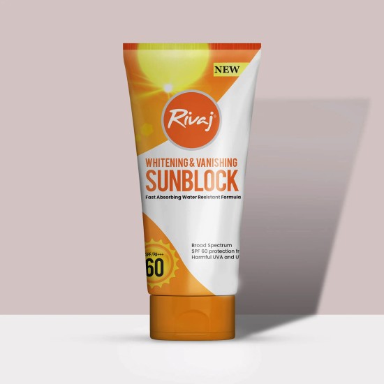 Rivaj Sunblock Whitening And Vanishing 100ml