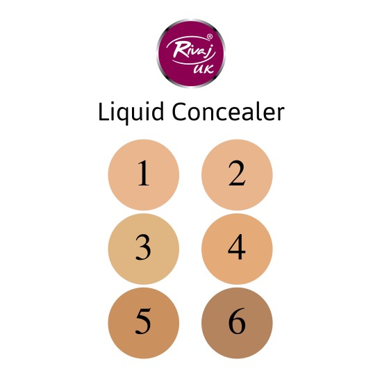 Rivaj UK Flawless Makeover Liquid Concealer Shade no 05