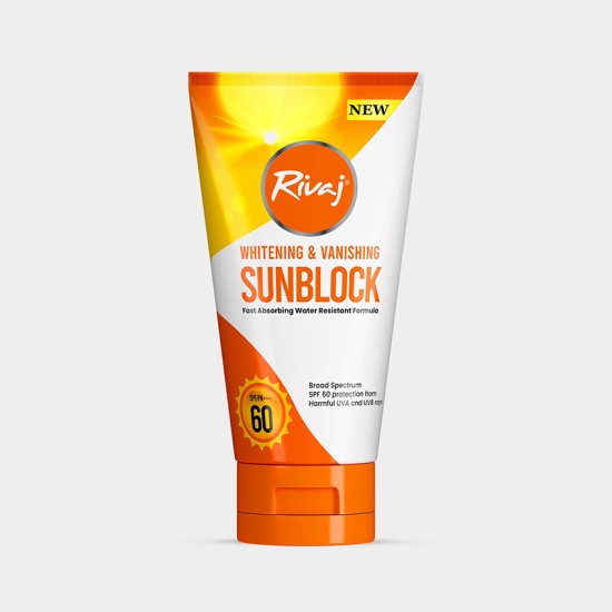 Rivaj Sunblock Whitening And Vanishing 100ml Rivaj Sunblock Whitening And Vanishing 100ml