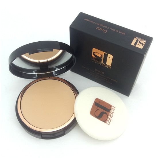 Sweet Touch ST London Dual Wet And Dry Compact Powder High Coverage Ivory