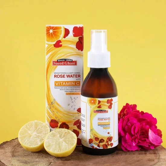 Saeed Ghani Rose Water With Vitamin C 120ml Saeed Ghani Rose Water With Vitamin C 120ml