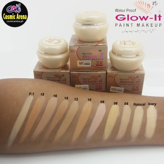 Sheaffer Handi Base Water Proof Glow It Paint Foundation Natural