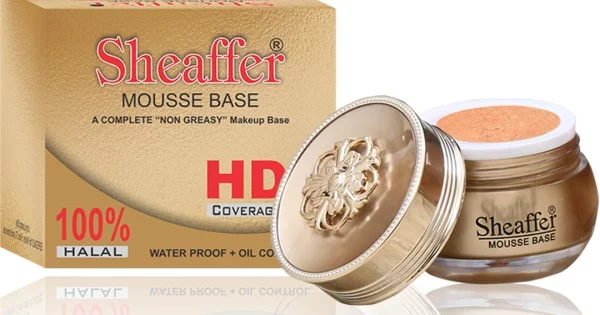 Sheaffer Mousse Base Foundation HD Coverage, sheaffer makeup