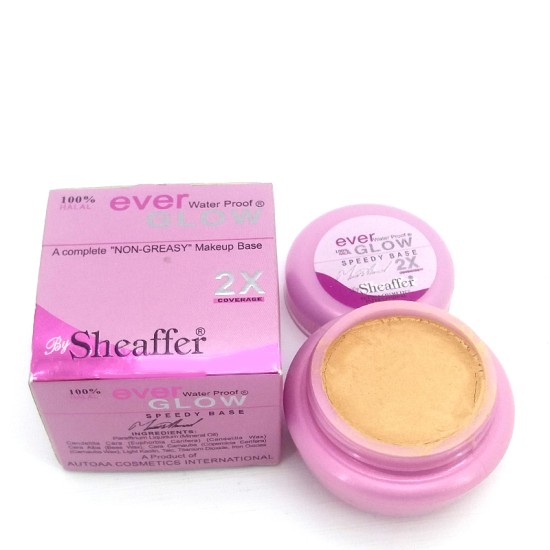 Sheaffer Cosmetics Water Proof Ever Glow Foundation Base Shade Ivory