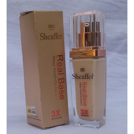 Sheaffer Real Base Foundation 3x Coverage Shade Natural