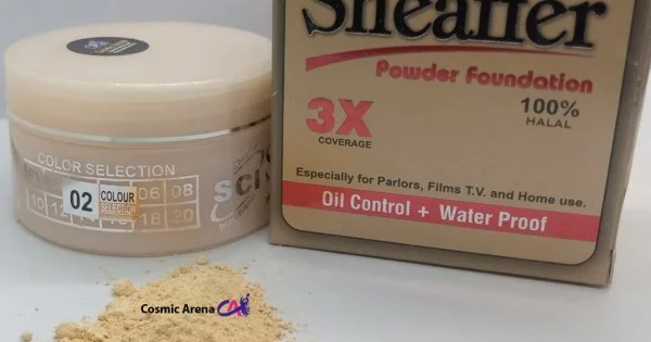 Sheaffer Mineral Powder Base Makeup Foundation 02, sheaffer makeup