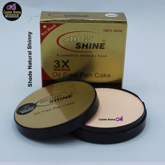 Sheaffer Show Shine Pan Cake Makeup Base Shade Natural Shinny