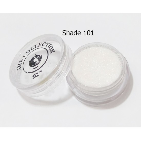 She Collection Pressed Glitter Eye Shadow Makeup Glitter Shade no 101