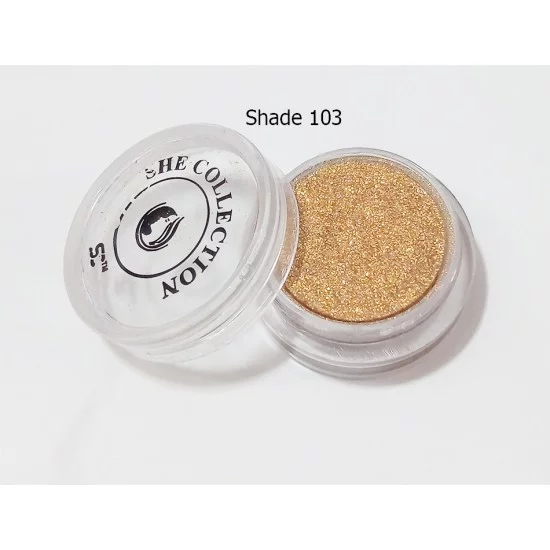 She Collection Pressed Glitter Eye Shadow Makeup Glitter Shade no 103