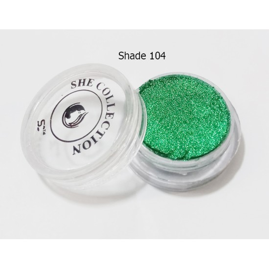 She Collection Pressed Glitter Eye Shadow Makeup Glitter Shade no 104