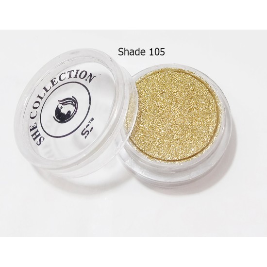 She Collection Pressed Glitter Eye Shadow Makeup Glitter Shade no 105