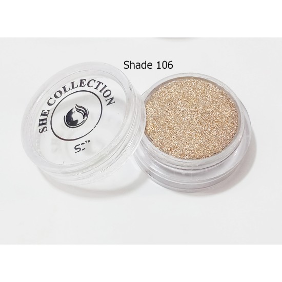 She Collection Pressed Glitter Eye Shadow Makeup Glitter Shade no 106