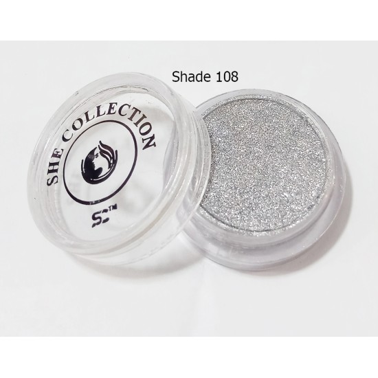 She Collection Pressed Glitter Eye Shadow Makeup Glitter Shade no 108