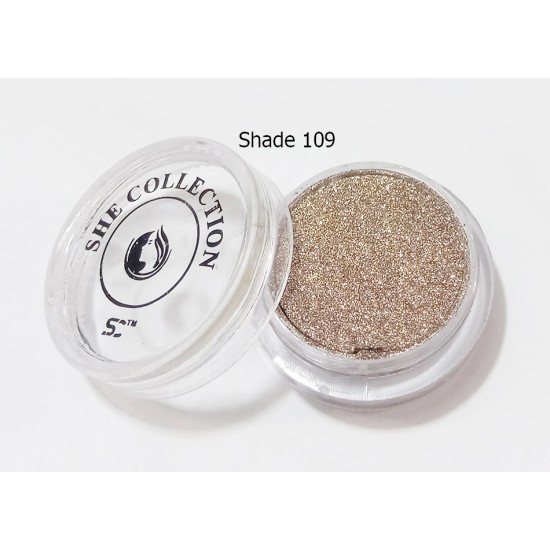 She Collection Pressed Glitter Eye Shadow Makeup Glitter Shade no 109