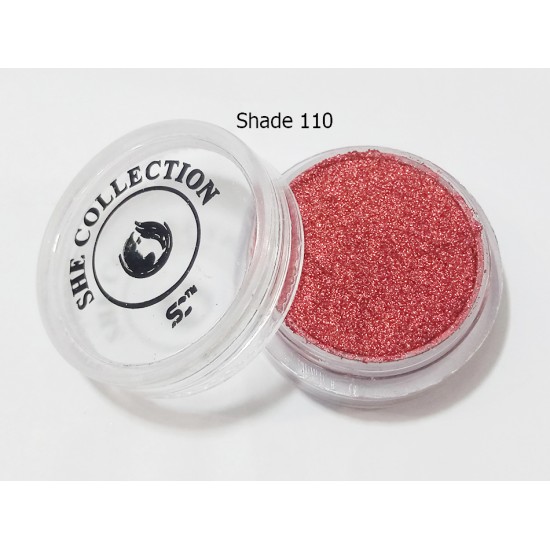 She Collection Pressed Glitter Eye Shadow Makeup Glitter Shade no 110