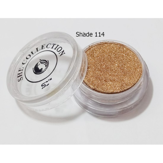 She Collection Pressed Glitter Eye Shadow Makeup Glitter Shade no 114
