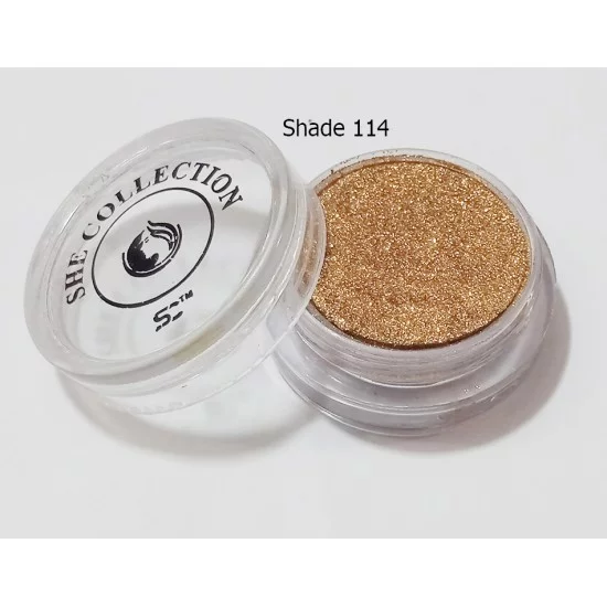 She Collection Pressed Glitter Eye Shadow Makeup Glitter Shade no 114