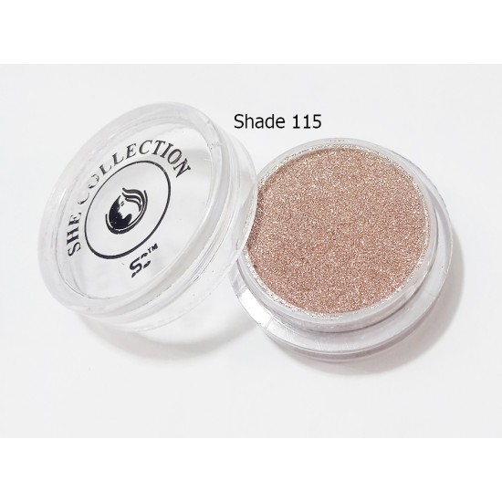 She Collection Pressed Glitter Eye Shadow Makeup Glitter Shade no 115