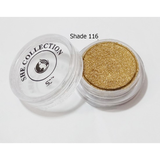 She Collection Pressed Glitter Eye Shadow Makeup Glitter Shade no 116
