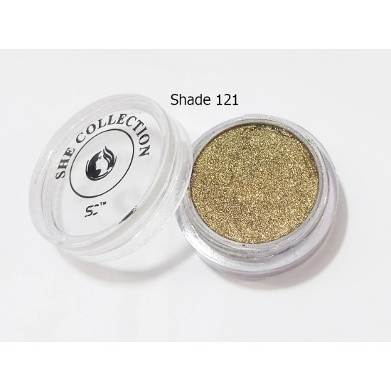 She Collection Pressed Glitter Eye Shadow Makeup Glitter Shade no 121