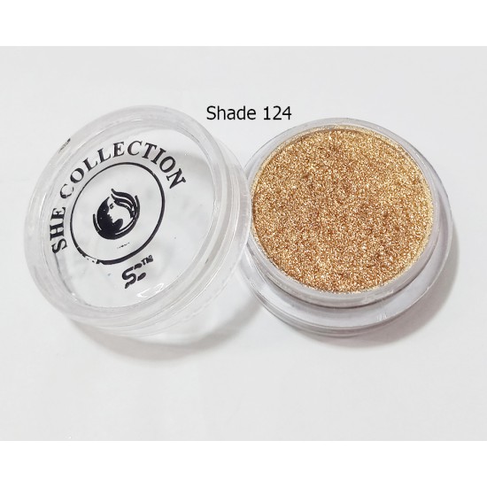 She Collection Pressed Glitter Eye Shadow Makeup Glitter Shade no 124