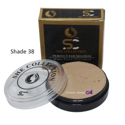 She Collection Perfect Foundation Water Proof Oil Control Shade 38